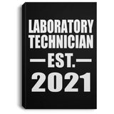 Laboratory Technician Established EST. 2021 - Canvas Portrait
