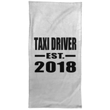Taxi Driver Established EST. 2018 - Hand Towel