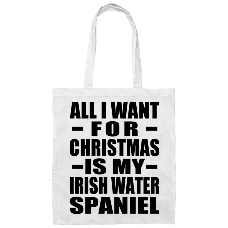 All I Want For Christmas Is My Irish Water Spaniel - Tote Bag White