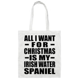All I Want For Christmas Is My Irish Water Spaniel - Tote Bag White