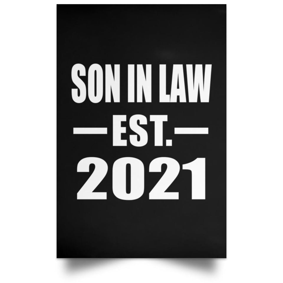 Son In Law Established EST. 2021 - Poster Portrait