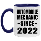Automobile Mechanic Since 2022 - 11oz Accent Mug Purple