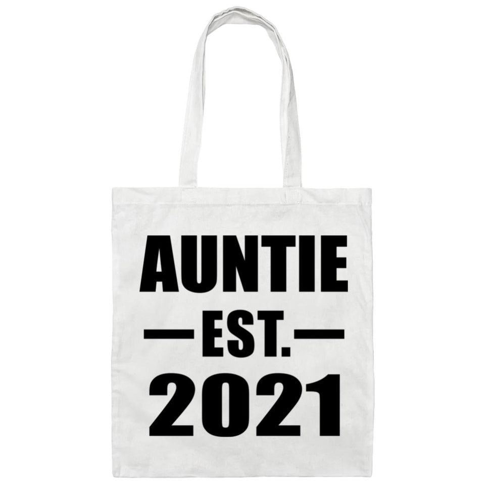 Auntie Established EST. 2021 - Tote Bag White