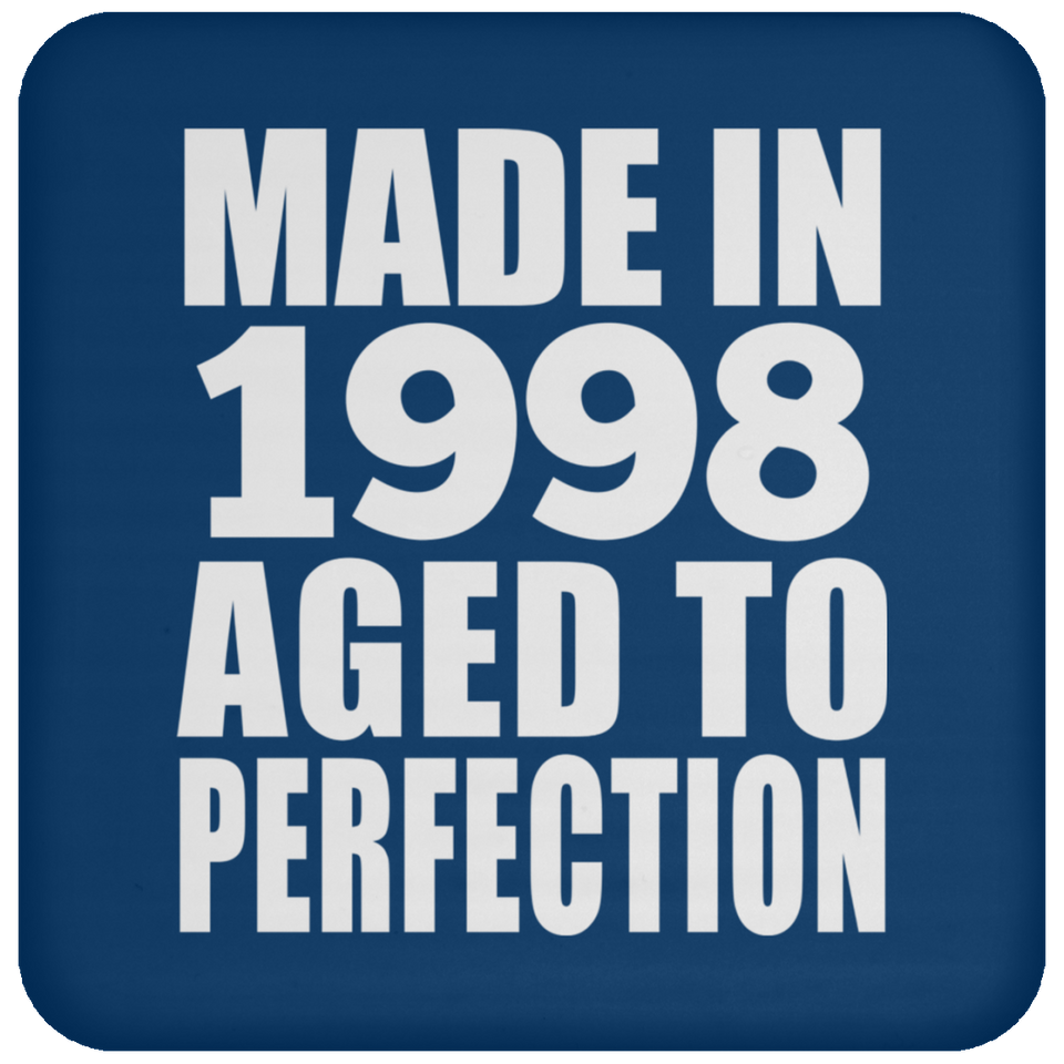 26th Birthday Made In 1998 Aged to Perfection - Drink Coaster