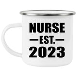 Nurse Established EST. 2023 - 12oz Camping Mug