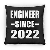 Engineer Since 2022 - Throw Pillow Black