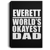 Everett World's Okayest Dad - Canvas Portrait