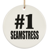Number One #1 Seamstress - Circle Ornament