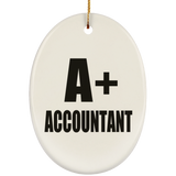 A+ Accountant - Oval Ornament