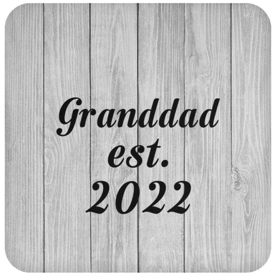 Granddad Established Est. 2022 - Drink Coaster F
