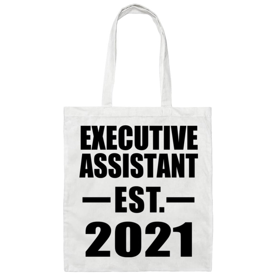 Executive Assistant Established EST. 2021 - Tote Bag White