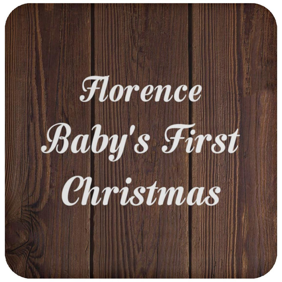 Florence Baby's First Christmas - Drink Coaster D