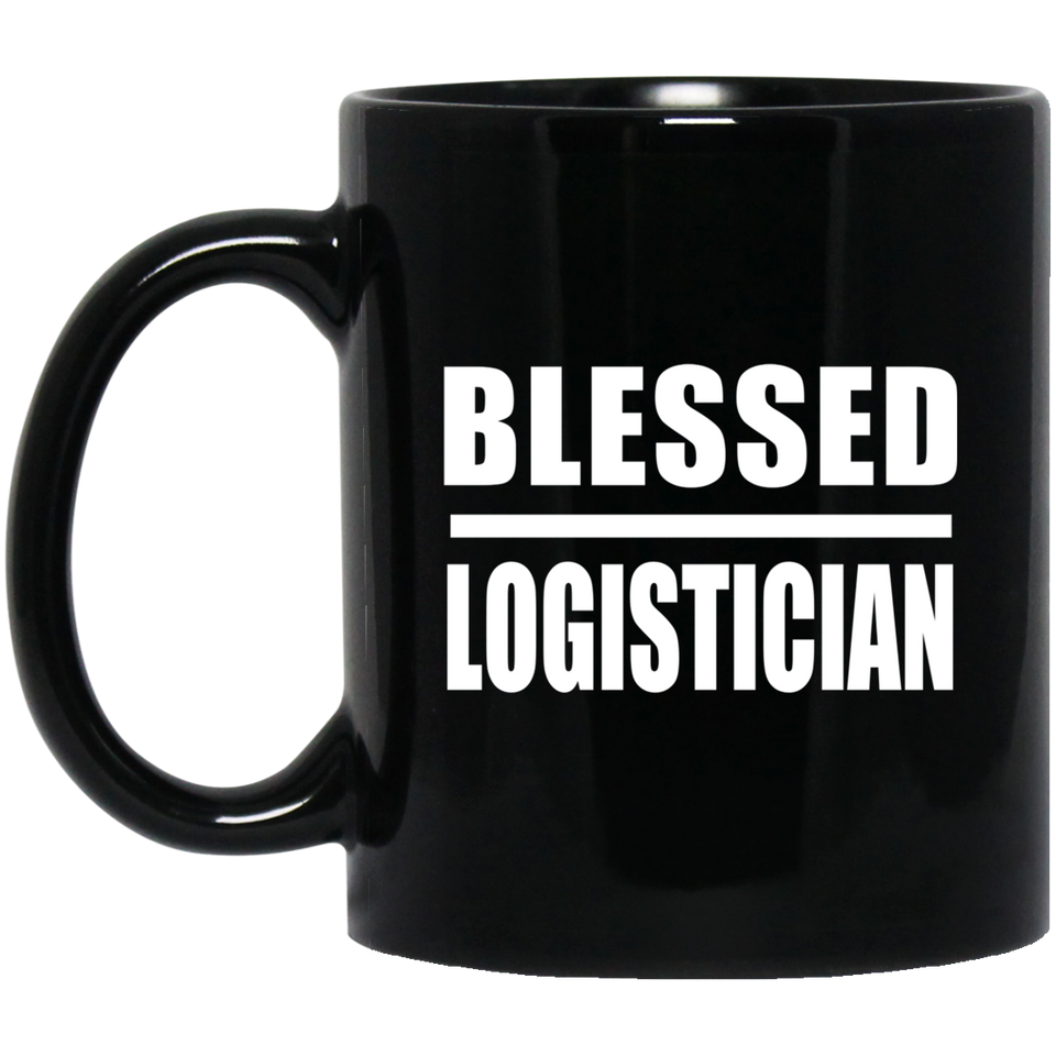 Blessed Logistician - 11oz Coffee Mug Black