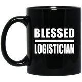 Blessed Logistician - 11oz Coffee Mug Black
