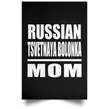 Russian Tsvetnaya Bolonka Mom - Poster Portrait