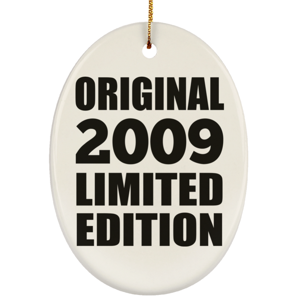 15th Birthday Original 2009 Limited Edition - Oval Ornament