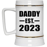Daddy Established EST. 2023 - Beer Stein