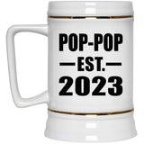 Pop-Pop Established EST. 2023 - Beer Stein