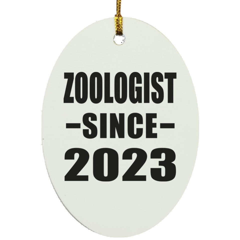 Zoologist Since 2023 - Oval Ornament