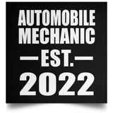Automobile Mechanic Established EST. 2022 - Poster Square