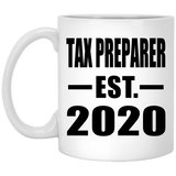 Tax Preparer Established EST. 2020 - 11oz Coffee Mug
