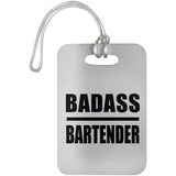 Badass Bartender - Luggage Bag Tag