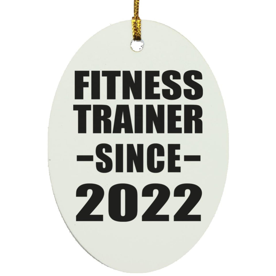Fitness Trainer Since 2022 - Oval Ornament