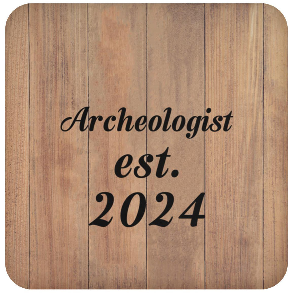 Archeologist Established Est. 2024 - Drink Coaster C
