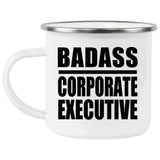 Badass Corporate Executive - 12oz Camping Mug