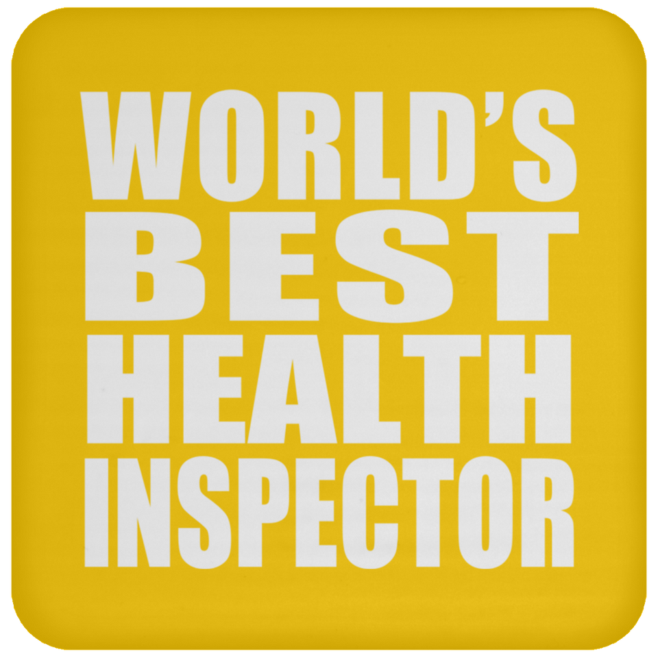 World's Best Health Inspector - Drink Coaster
