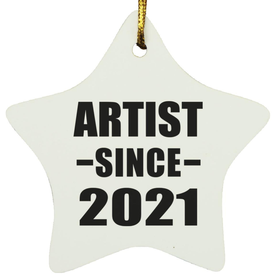 Artist Since 2021 - Star Ornament