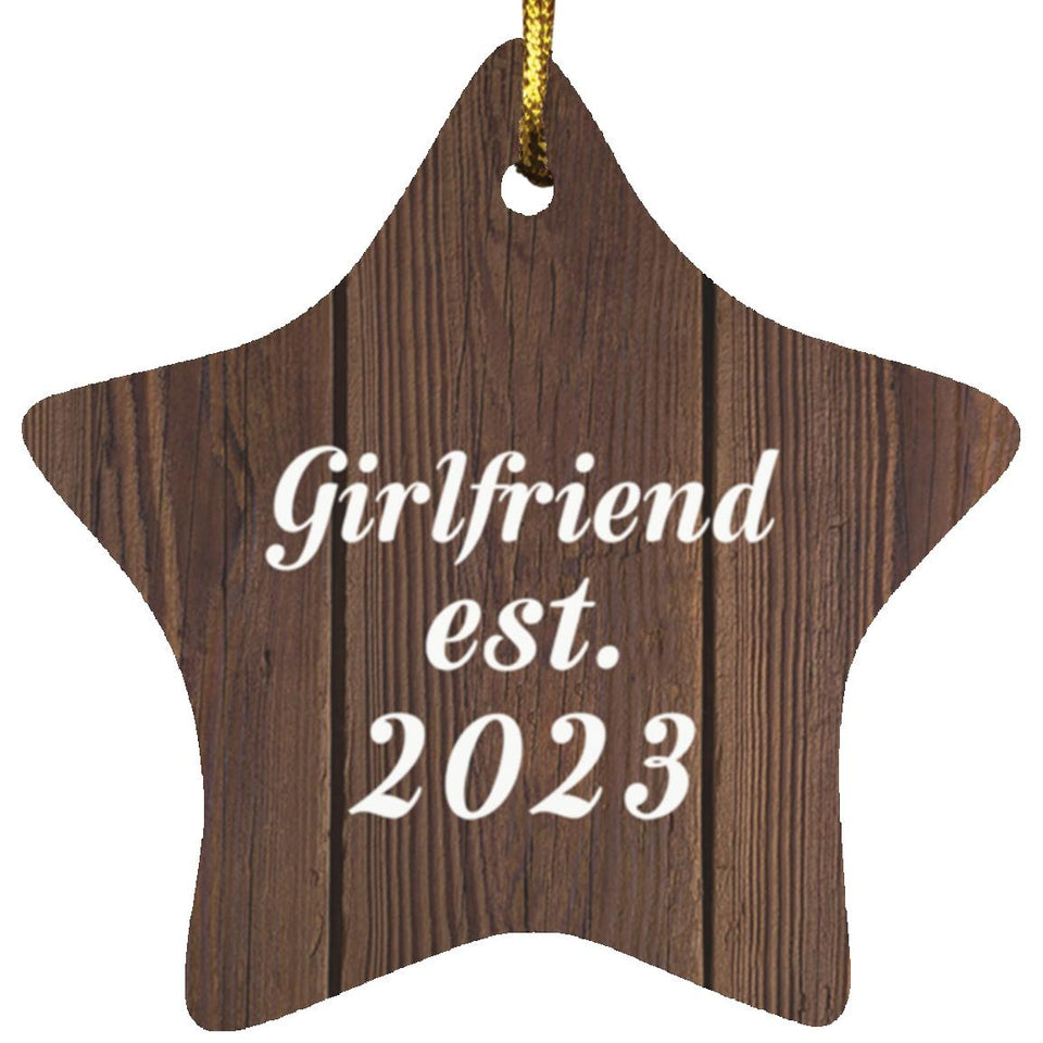 Girlfriend Established Est. 2023 - Star Ornament D