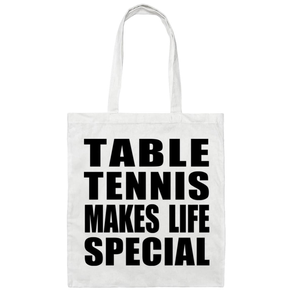 Table Tennis Makes Life Special - Tote Bag White