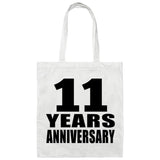 11th Anniversary 11 Years - Tote Bag White
