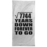 88th Anniversary Square Root of 7744 Years Down Forever To Go - Hand Towel
