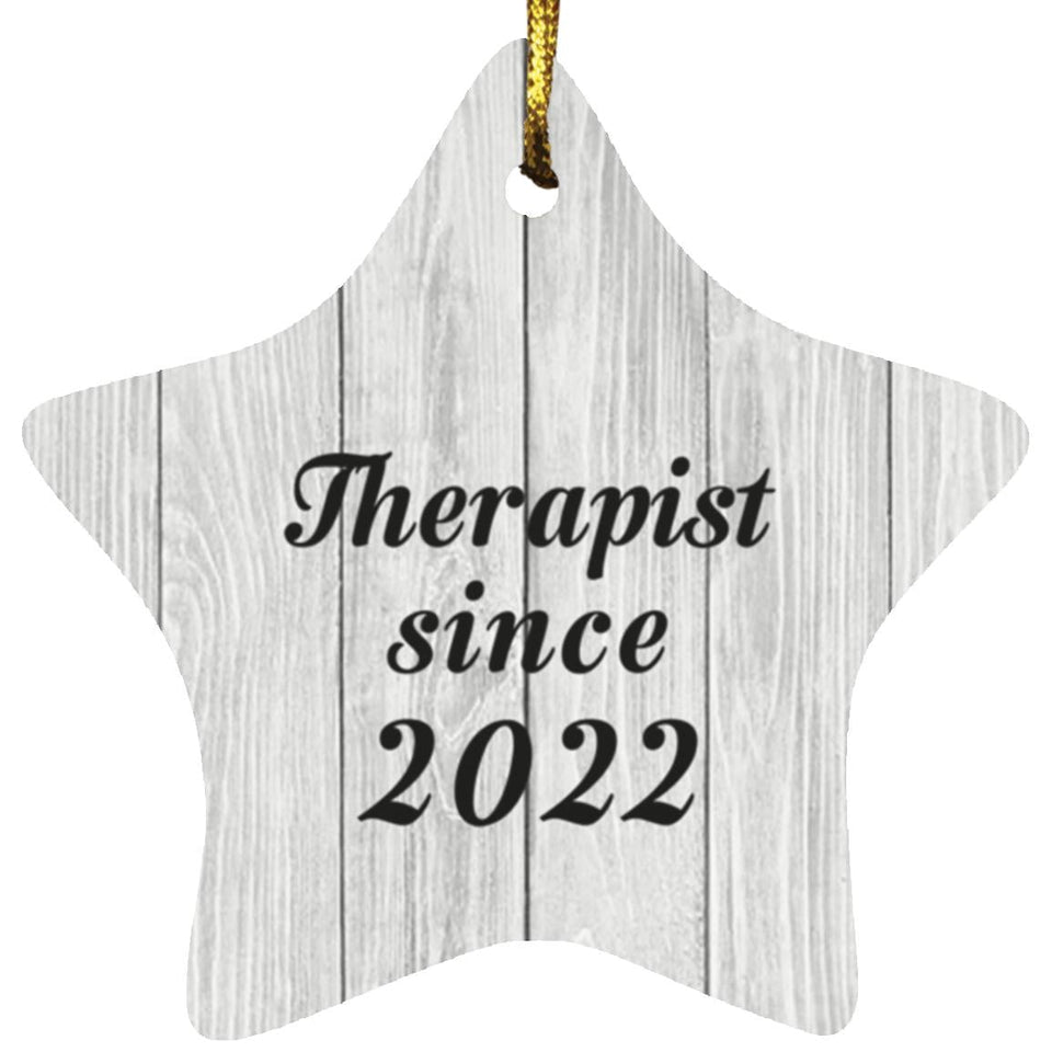 Therapist Since 2022 - Star Ornament F