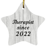 Therapist Since 2022 - Star Ornament F