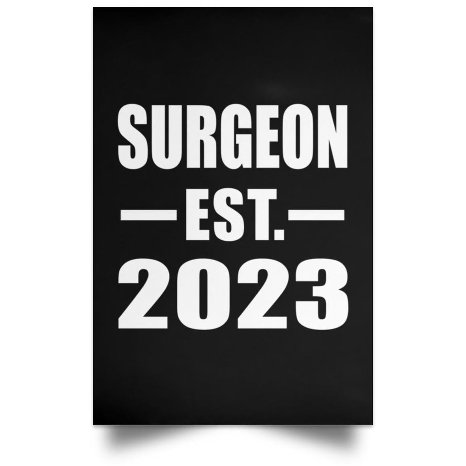 Surgeon Established EST. 2023 - Poster Portrait
