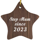 Step Mum Since 2023 - Star Ornament D