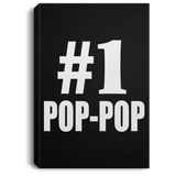 Number One #1 Pop-Pop - Canvas Portrait