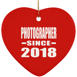 Photographer Since 2018 - Heart Ornament