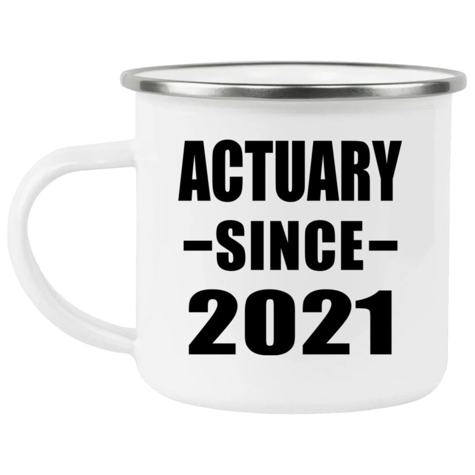 Actuary Since 2021 - 12oz Camping Mug