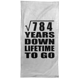 28th Anniversary Square Root of 784 Years Lifetime To Go - Hand Towel
