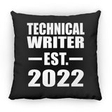 Technical Writer Established EST. 2022 - Throw Pillow Black