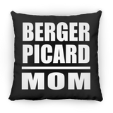Berger Picard Mom - Throw Pillow Black
