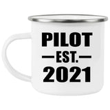 Pilot Established EST. 2021 - 12oz Camping Mug