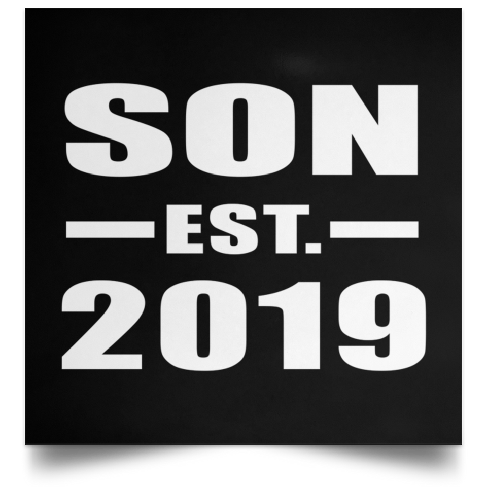 Son Established EST. 2019 - Poster Square