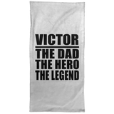 Victor The Dad The Hero The Legend - Hand Towel