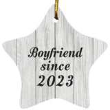 Boyfriend Since 2023 - Star Ornament F