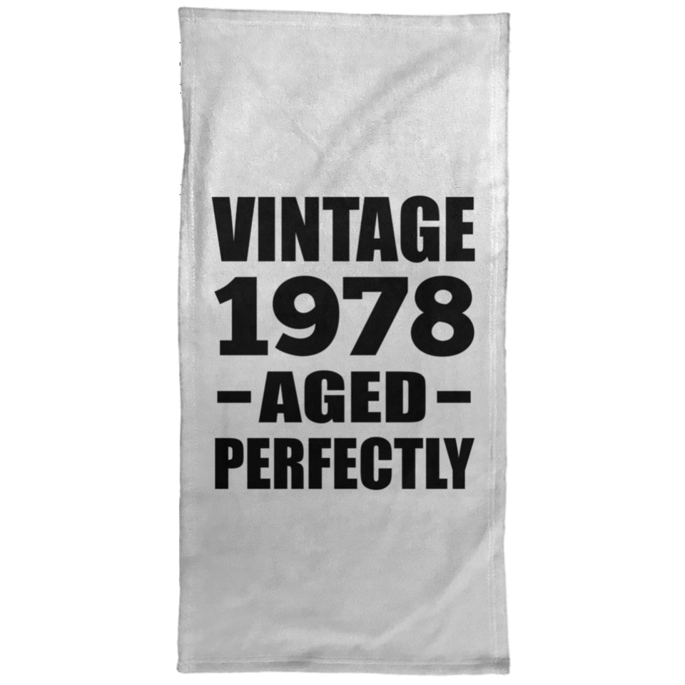 46th Birthday Vintage 1978 Aged Perfectly - Hand Towel